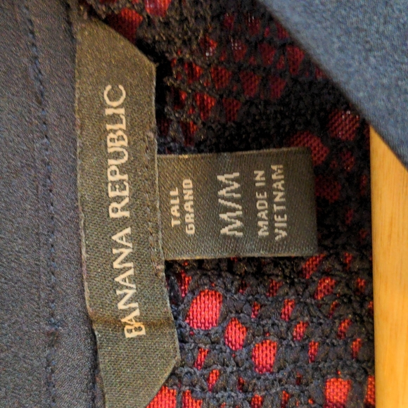 Banana Republic lace short sleeve top size M Tall - Picture 2 of 8